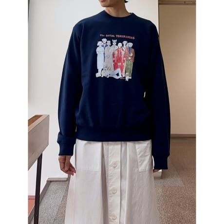 Cinephile Sweatshirt The Royal Tenen"bow"ms Navyシネフィルスウェット 　ロイヤルテネンバウムス ネイビー