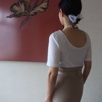 BALLERINA T-SHIRT WHITE バレリーナTシャツ　ホワイト