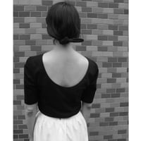 BALLERINA T-SHIRT BLACK バレリーナTシャツ ブラック