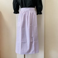 Marie & Margaret “Amy” skirt apron pink gingham