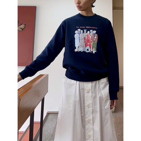 Cinephile Sweatshirt The Royal Tenen"bow"ms Navyシネフィルスウェット 　ロイヤルテネンバウムス ネイビー