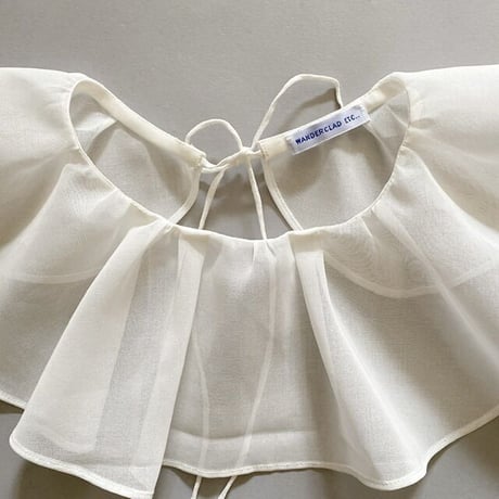 BIG RUFFLE COLLAR WHITE ビッグラッフルカラー ホワイト