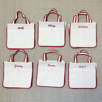 MINI TOTE BAG RED ミニトートバッグRED(名入れ）