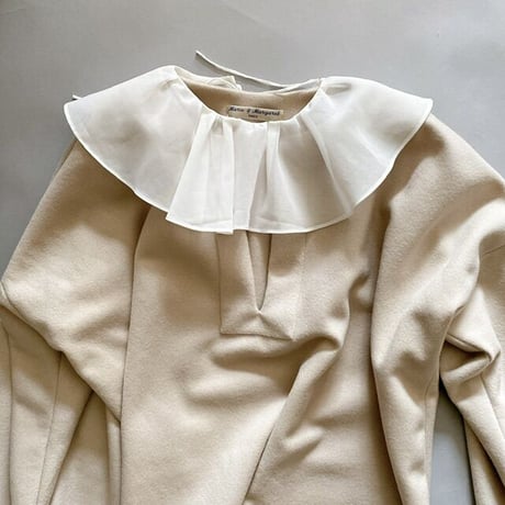 BIG RUFFLE COLLAR WHITE ビッグラッフルカラー ホワイト