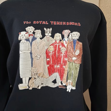 Cinephile Sweatshirt The Royal Tenen"bow"ms Navyシネフィルスウェット 　ロイヤルテネンバウムス ネイビー