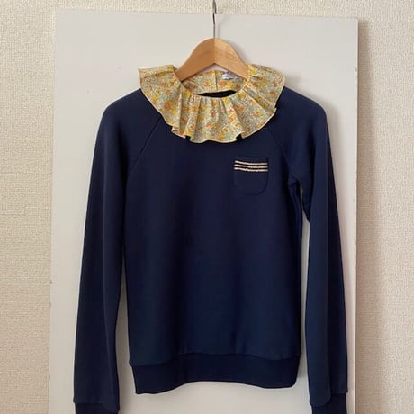RUFFLE COLLAR Liberty Yellow Flower / ラッフルカラーリバティイエローフラワー