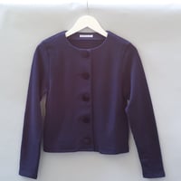 SWEAT CARDIGAN NAVY