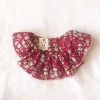 Kodomo Couture Kids Ruffle Collar リバティブレッド