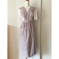 Marie & Margaret "Meg" Apron  ”メグ”エプロントリコロール チェック