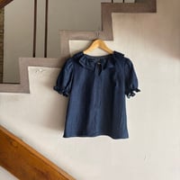 Chloe Blouse Indigo / クロエブラウス インディゴ