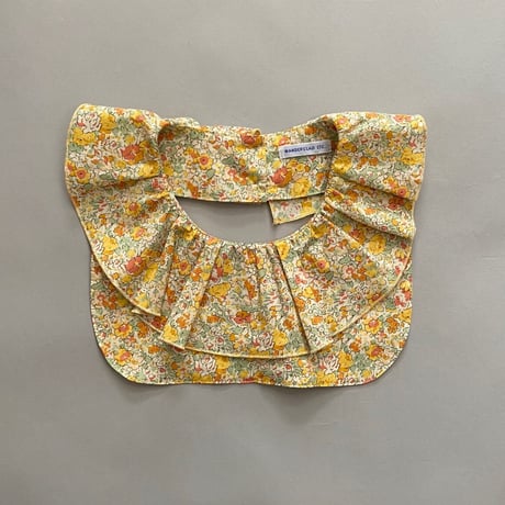 RUFFLE COLLAR Liberty Yellow Flower / ラッフルカラーリバティイエローフラワー
