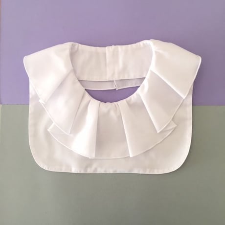 RUFFLE COLLAR WHITE / ラッフルカラーホワイト