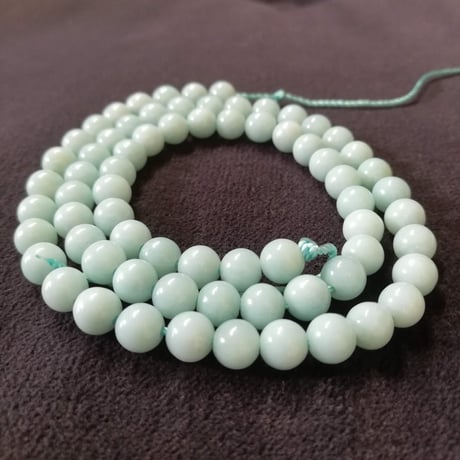 天然石　アマゾナイト　丸玉6mm