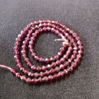 天然石　ガーネット　カット玉3mm