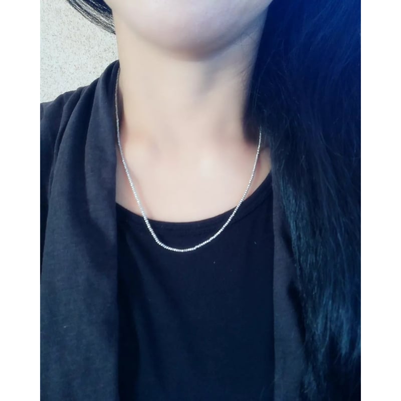 カレンシルバーネックレス50cm(3連ブレスレット) snc-98 | marsa*