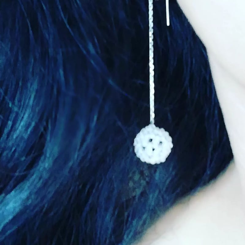 fullerene フラーレン水晶2mmアメリカンピアス(marsa*original ful