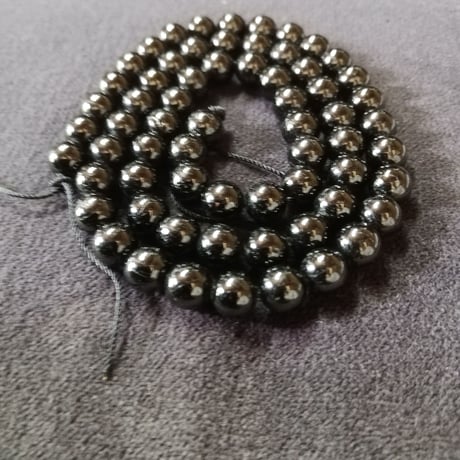 天然石　ブラックトルマリン　丸玉6mm