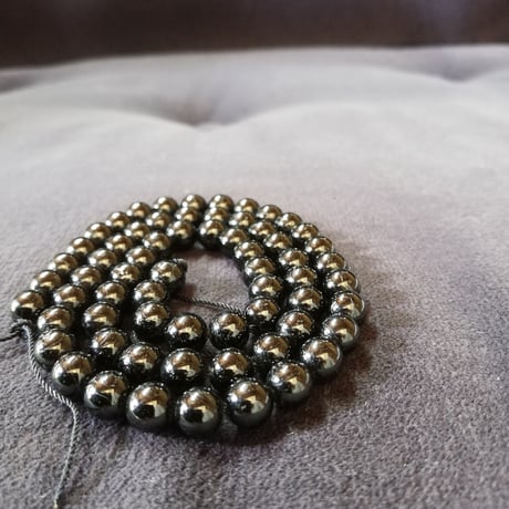 天然石　ブラックトルマリン　丸玉6mm