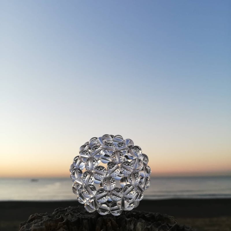 fullereneフラーレン水晶6mm(marsa*original fullerene bo