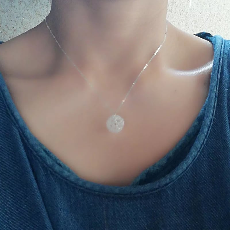 fullerene フラーレン 水晶2mmネックレス40cm(marsa*original f