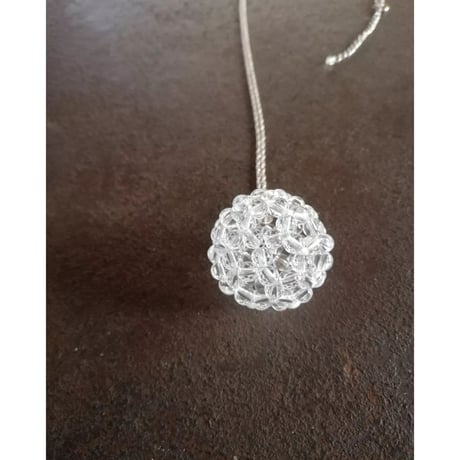 fullerene フラーレン 水晶4mmネックレス80cm(marsa*original fullerene book付)