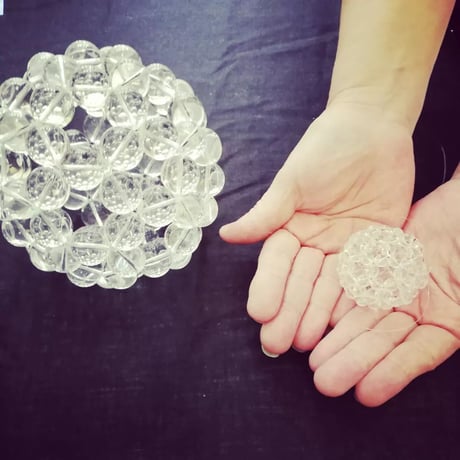 fullereneフラーレン水晶6mm(marsa*original fullerene book付)