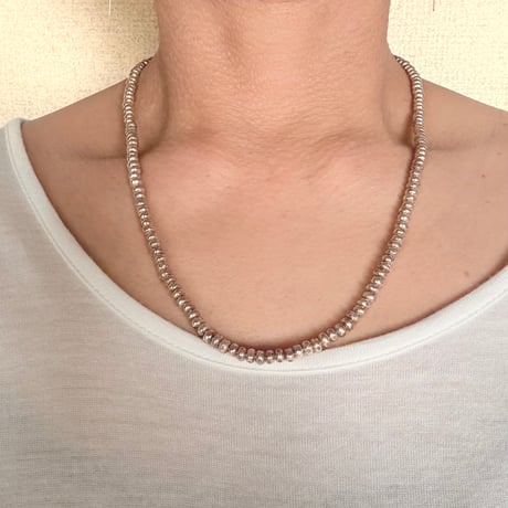 カレンシルバーネックレス50cm  snc-104
