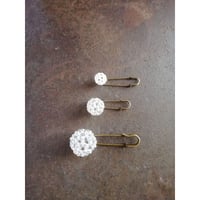 fullereneフラーレン水晶ピンブローチ(marsa*original fullerene book付)