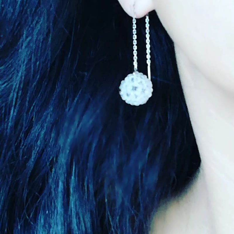 fullerene フラーレン水晶2mmアメリカンピアス(marsa*original ful