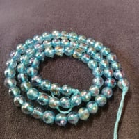 天然石　アクアオーラ　カット玉4mm