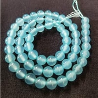 天然石　シーブルーカルセドニー　丸玉6mm