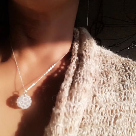 fullerene フラーレン 水晶2mmネックレス40cm(marsa*original fullerene book付)
