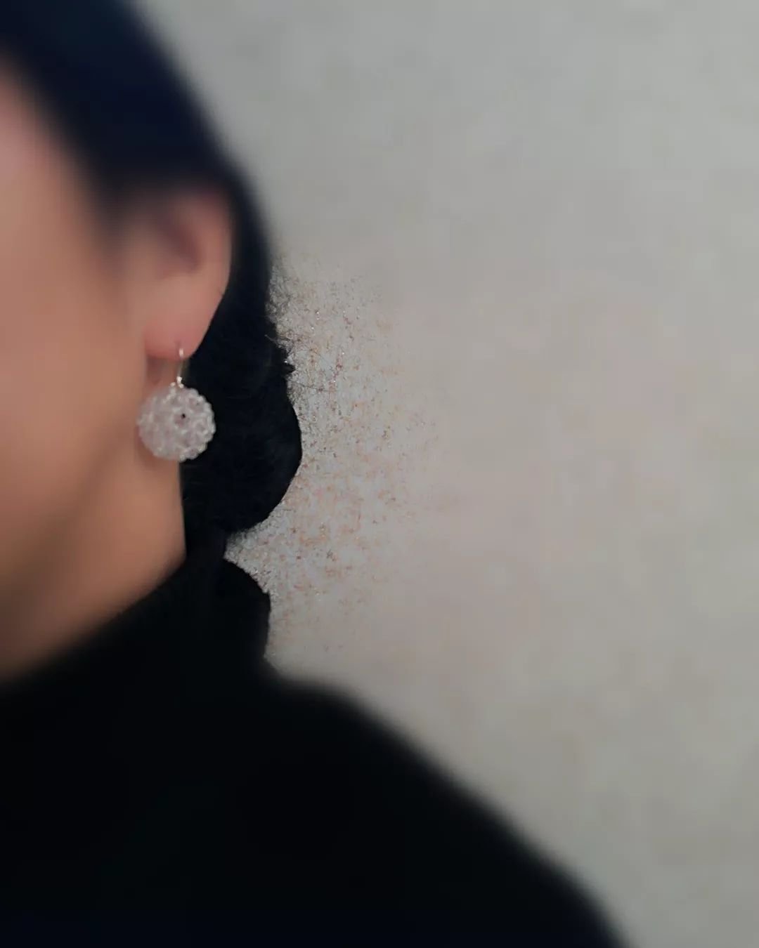 fullerene フラーレン 水晶3mmピアス/イヤリングsv925(marsa*origi