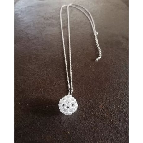 fullerene フラーレン 水晶2mmネックレス80cm(marsa*original fullerene book付)