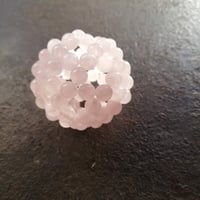 fullerene フラーレン　ローズクォーツ８mm(marsa*original fullerene book付)