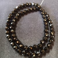 天然石　オニキス3A　カット玉6mm