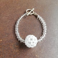 fullerene フラーレン 水晶2mmブレスレット15cm(marsa*original fullerene book付)　bb-73