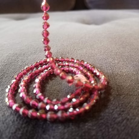 天然石　ガーネット　カット玉3mm