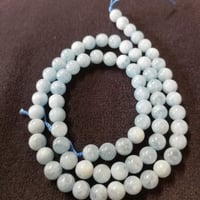 天然石　アクアマリン　丸玉6mm