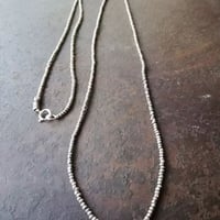 カレンシルバーネックレス100cm(６連ブレスレット)　snc-95