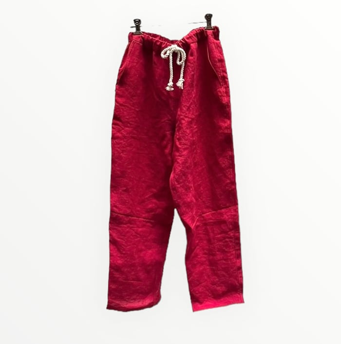 YURU TAPERED PANTS / ROSE RED NEBULAVO