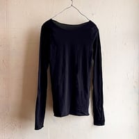 PITATTO INNER T-SHIRT / STONE BLACK