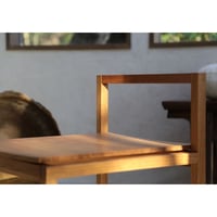 the Outline 02 armless chair（クリア塗装）