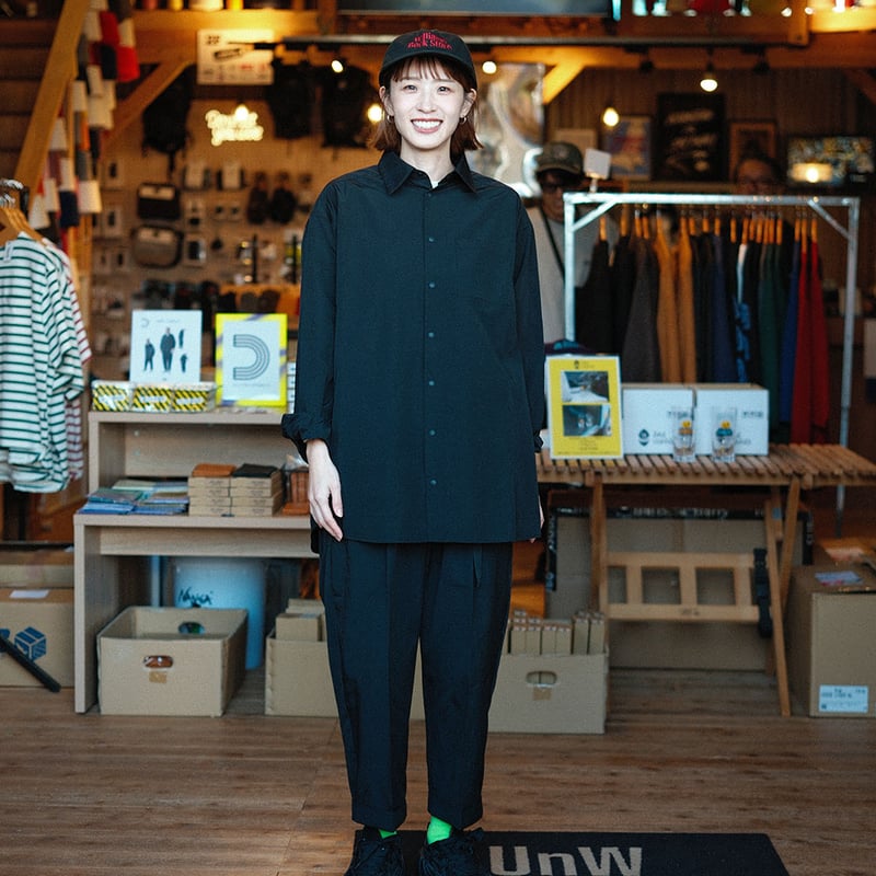 1％　1パーセント Ribbon Pants ブラック CdG SHIRT Woven Workwear Pants Black | SOMEWHERE®