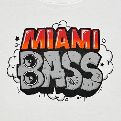 【Threepee Boys × SITE (Ghetto Hollywood)】 - MIAMI BASS Tee