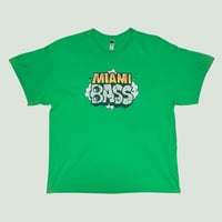 【Threepee Boys × SITE (Ghetto Hollywood)】 - MIAMI BASS Tee Green
