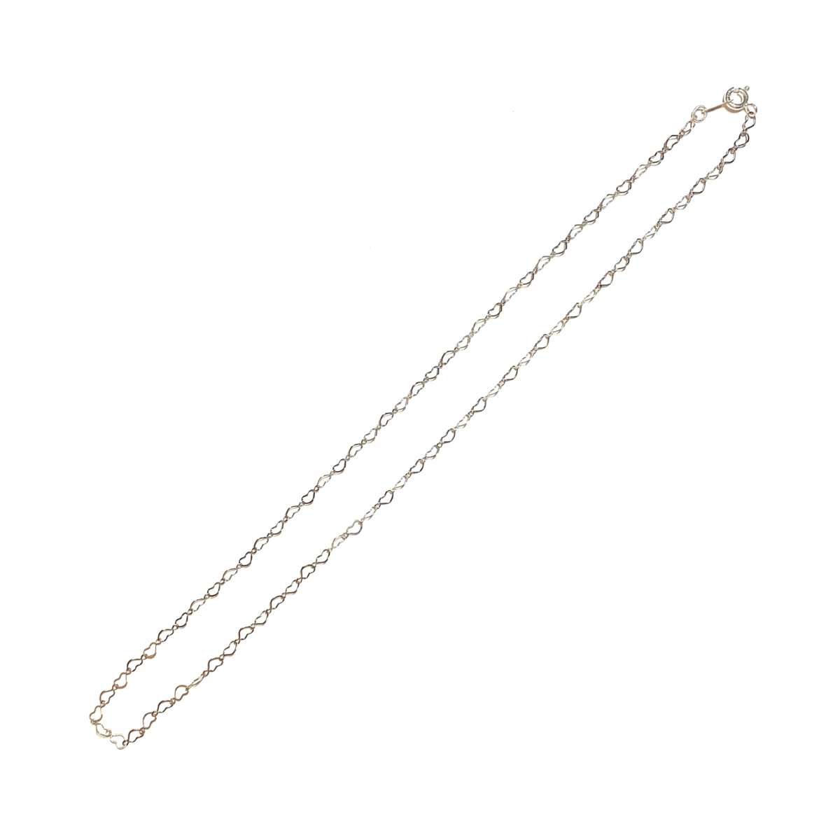Infinity heart chain | nananbijouxxx