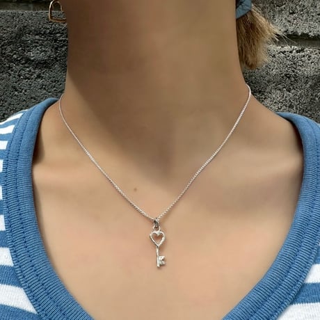 Heart key charm