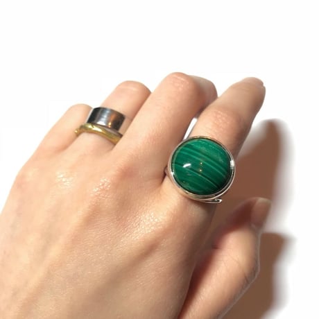 【受注商品】Malachite ring