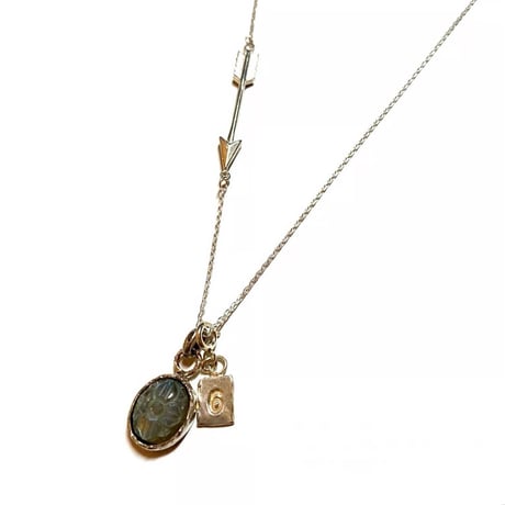 Carving labradorite charm